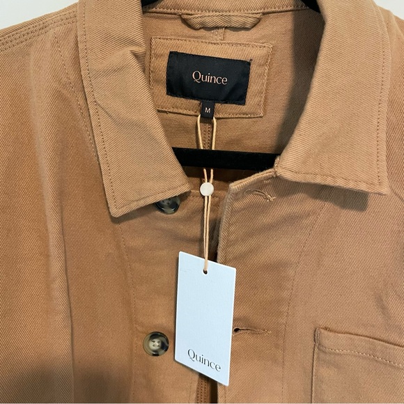 NWT Quince Men's Organic Comfort Stretch
Chore Jacket Tobacco Brown Shacket Work - Picture 4 of 4